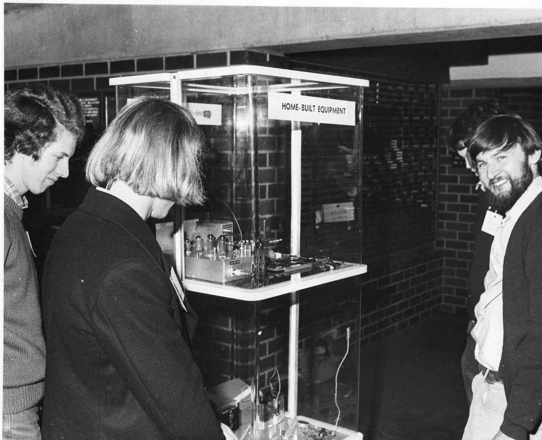 1 Home brew equipment on display in perspex case