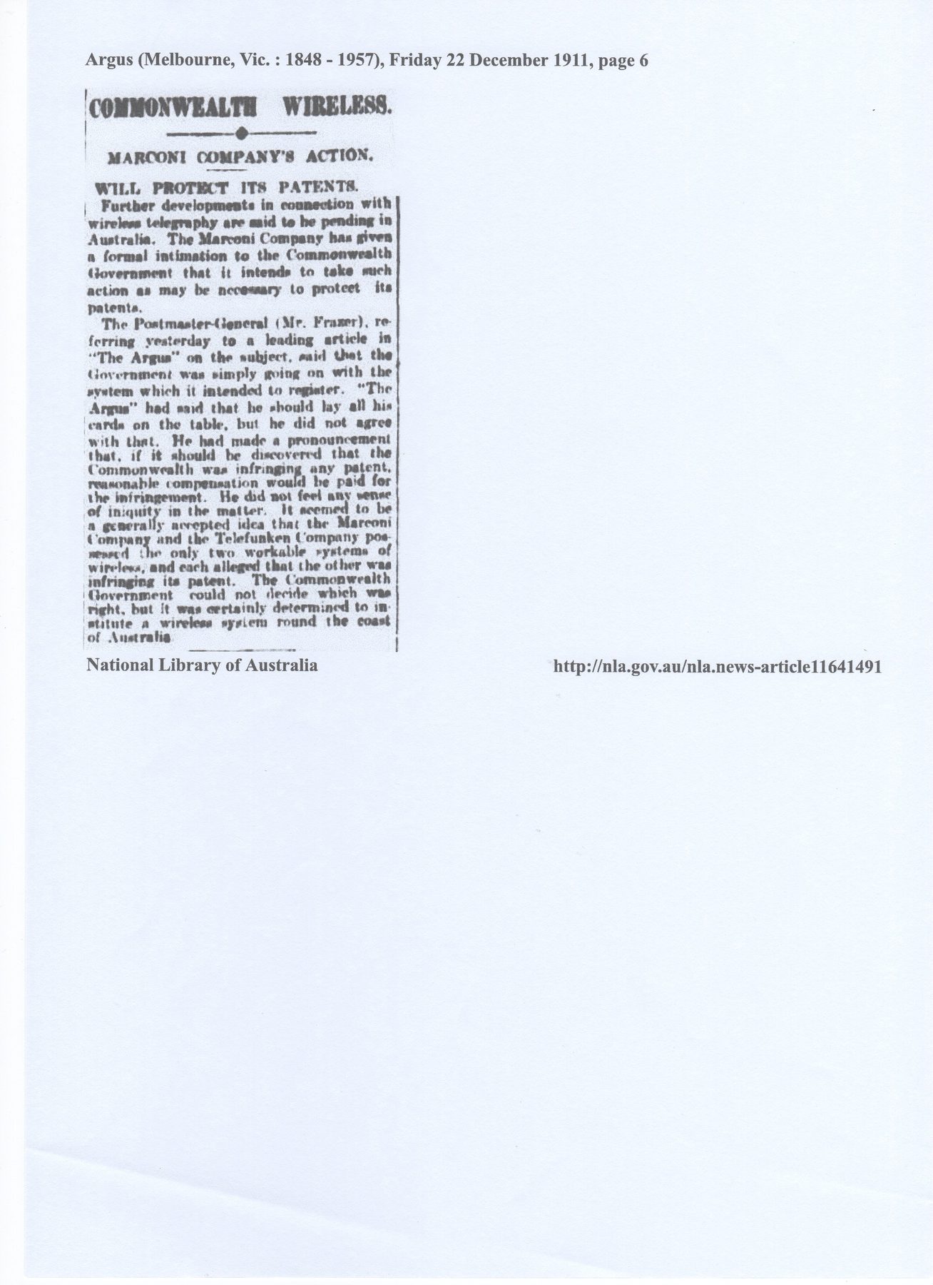 1911 protect patents
