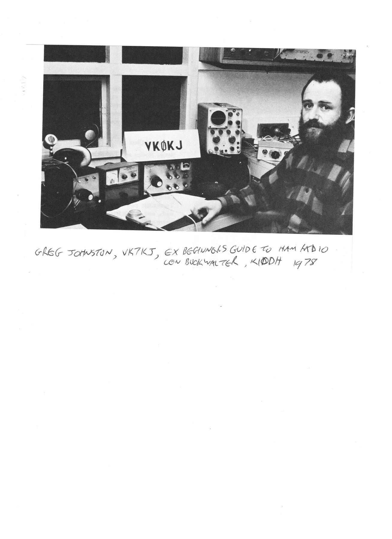 1978 VK0KJ Greg Johnston