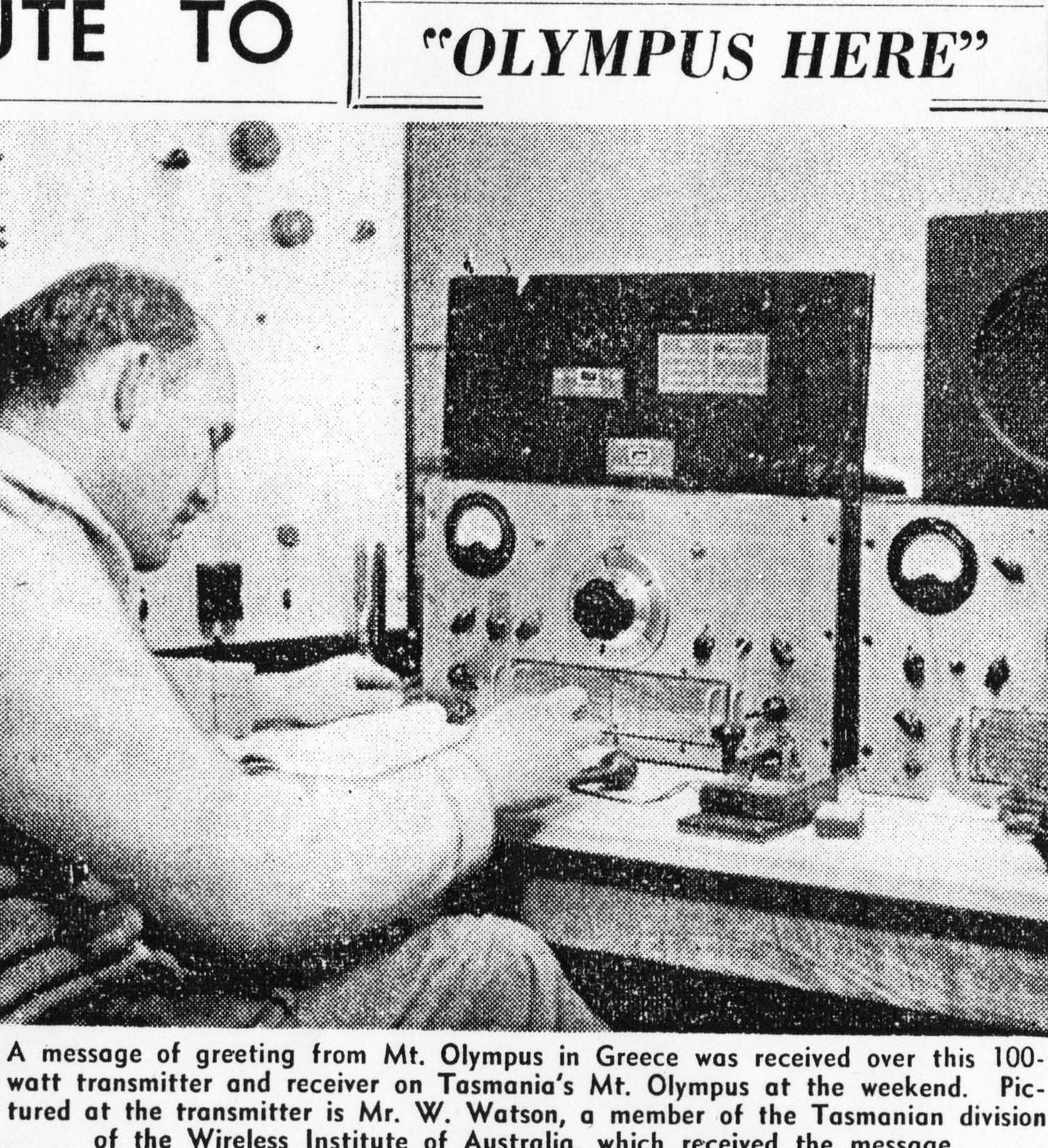 1984 W. Watson Mt Olympu