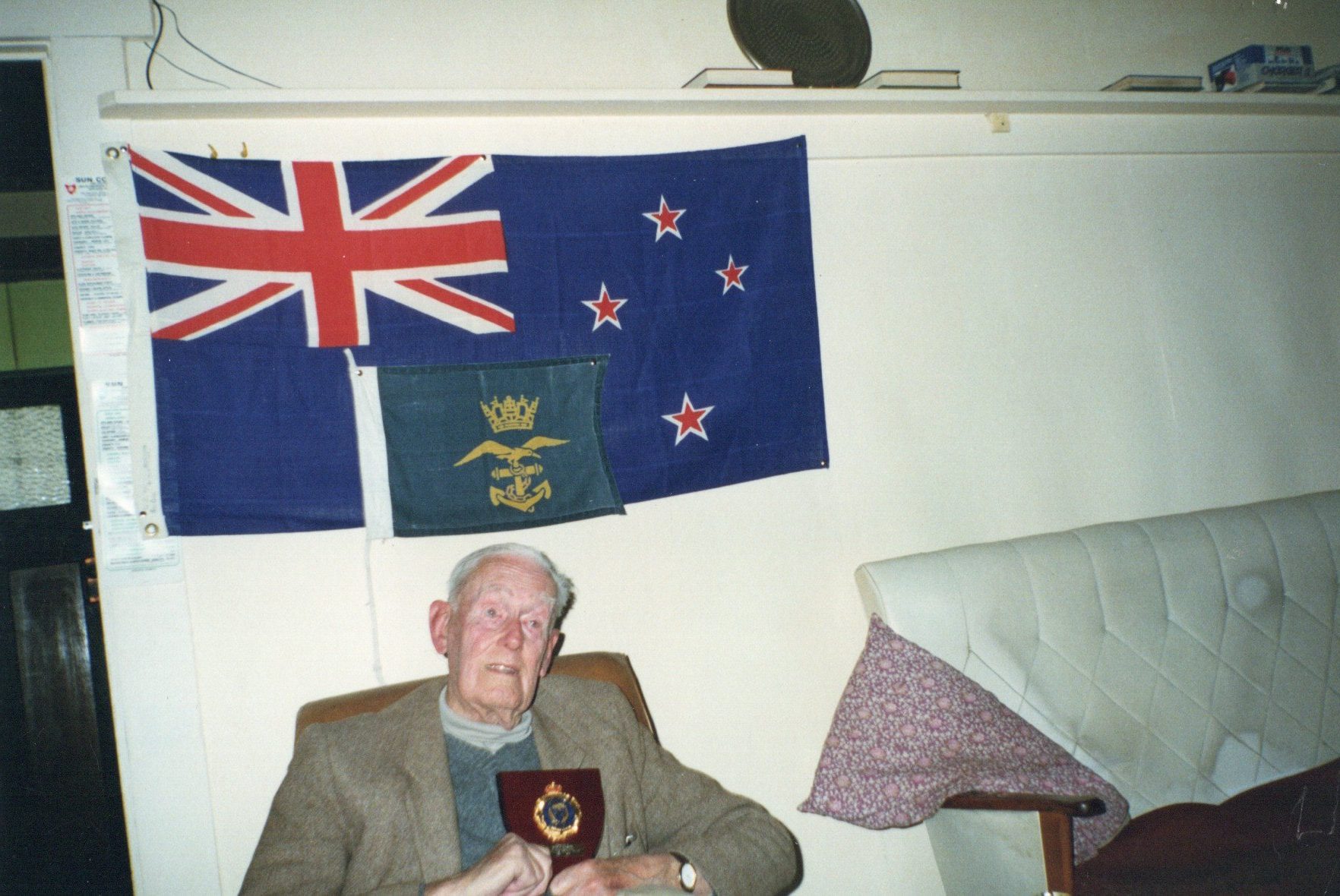 2. Bob Jackson with plaque