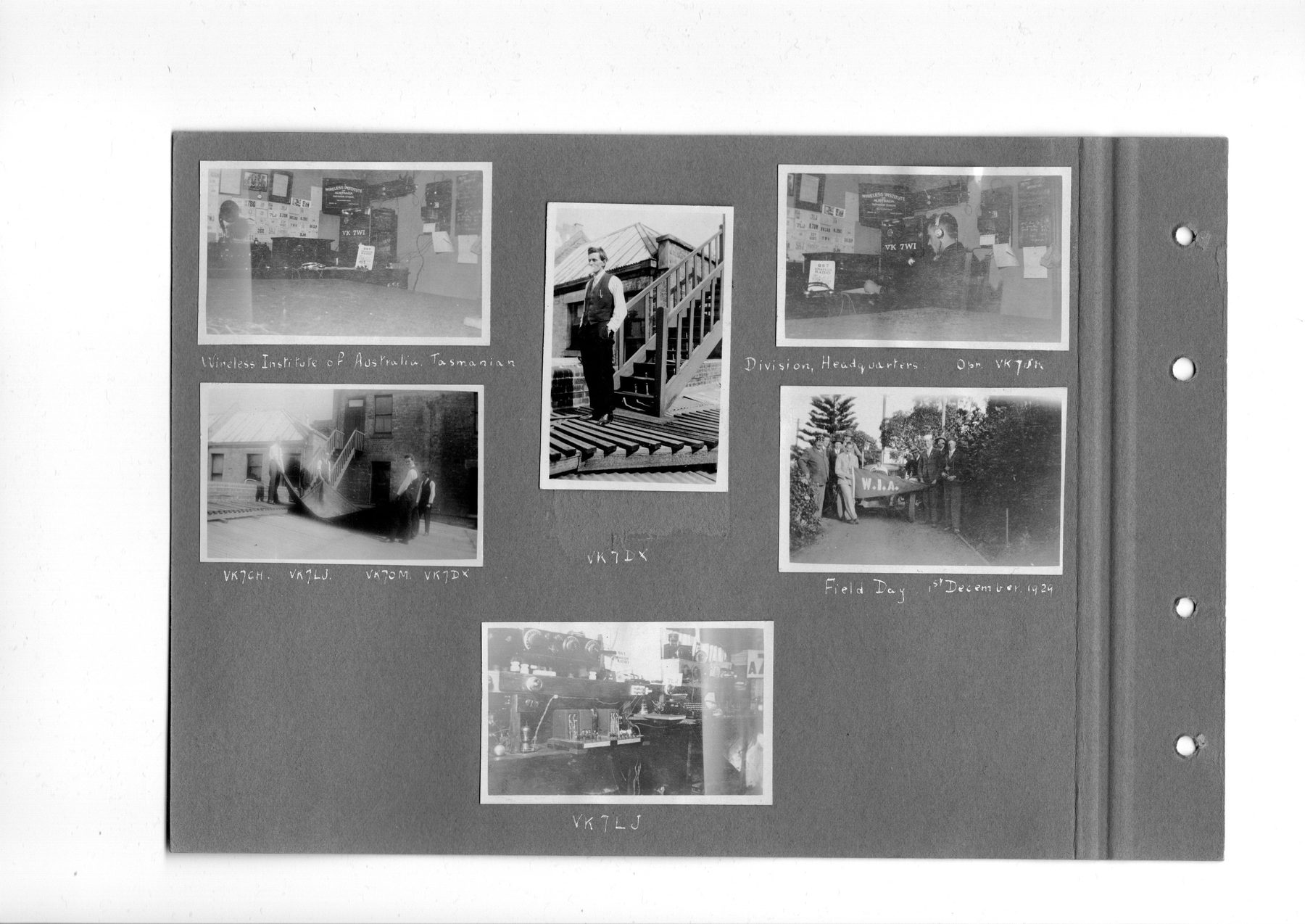 8 B8 B16 to 18 WIA HQ VK7DX 1929