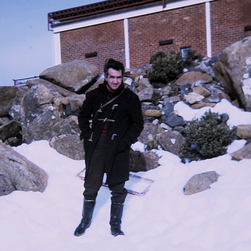 John Grace VK7ZJG on Mt Wellington 1968