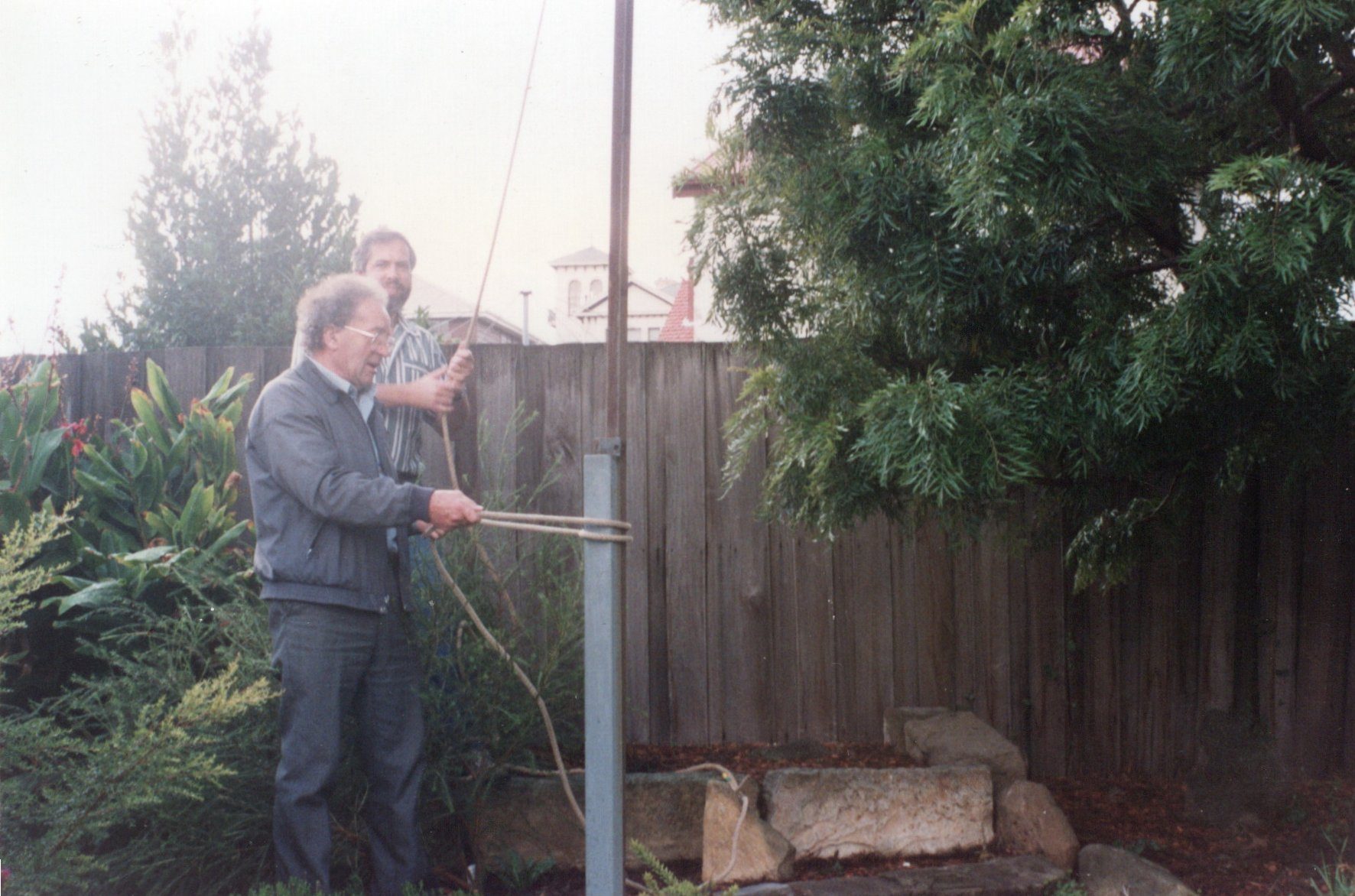 John Rogers VK7JK and Ron Mann VK7RM