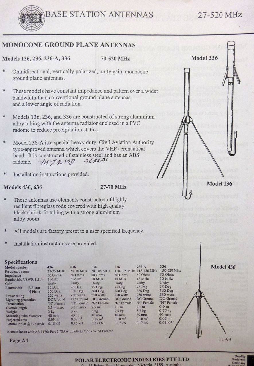 Mt Duncan antenna 2011
