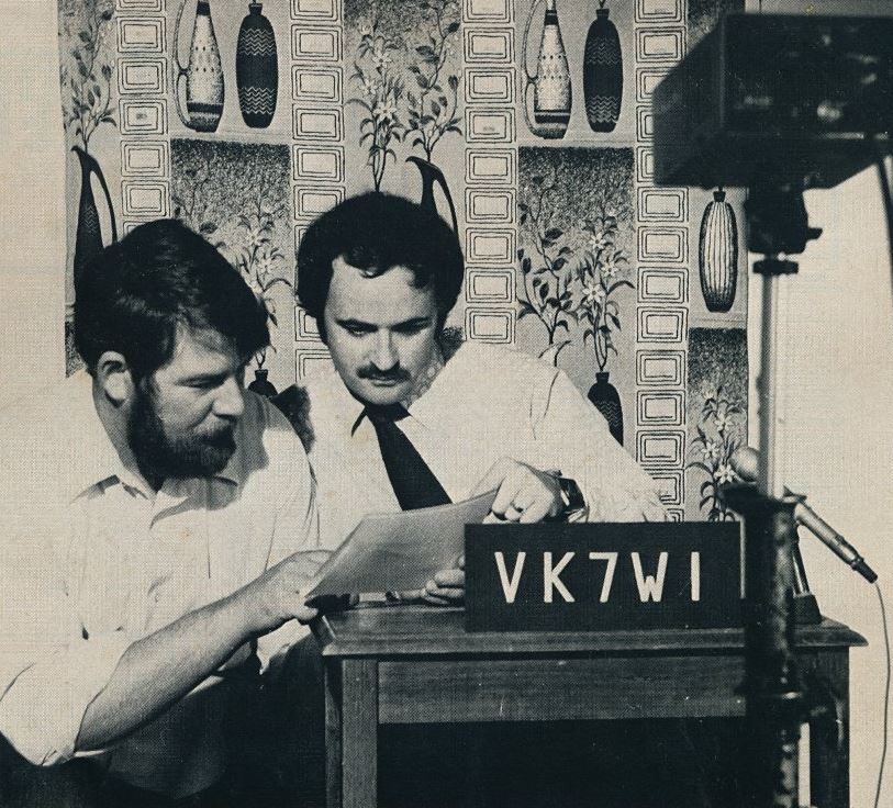 Photo7 VK7TM VK7RR First WIA Broadcast on ATV