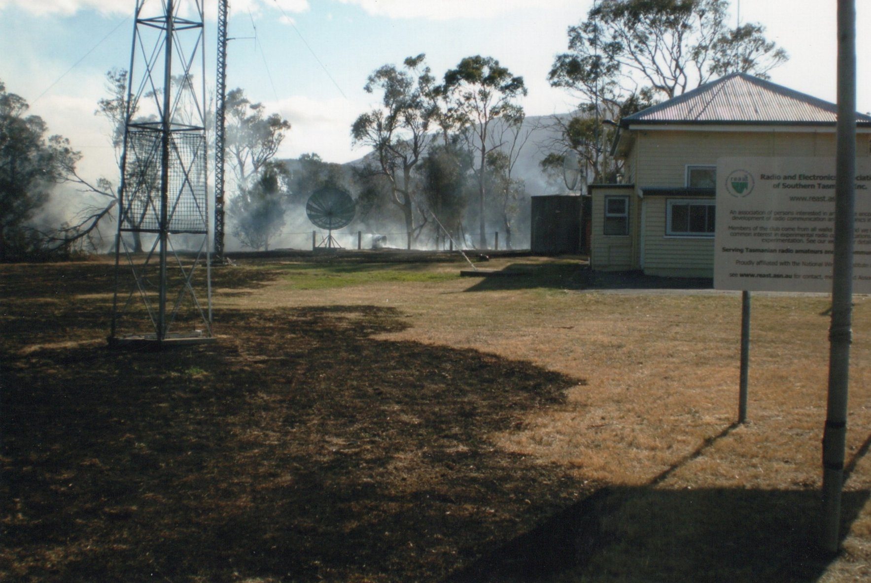 Smoke nearby