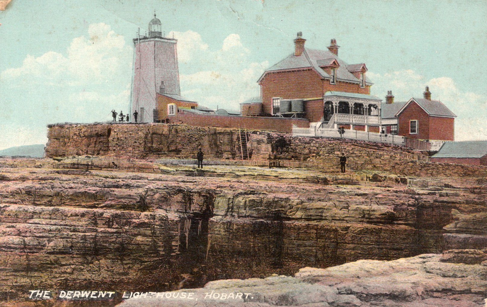 The Derwent Lighthouse Hobart c.1900
