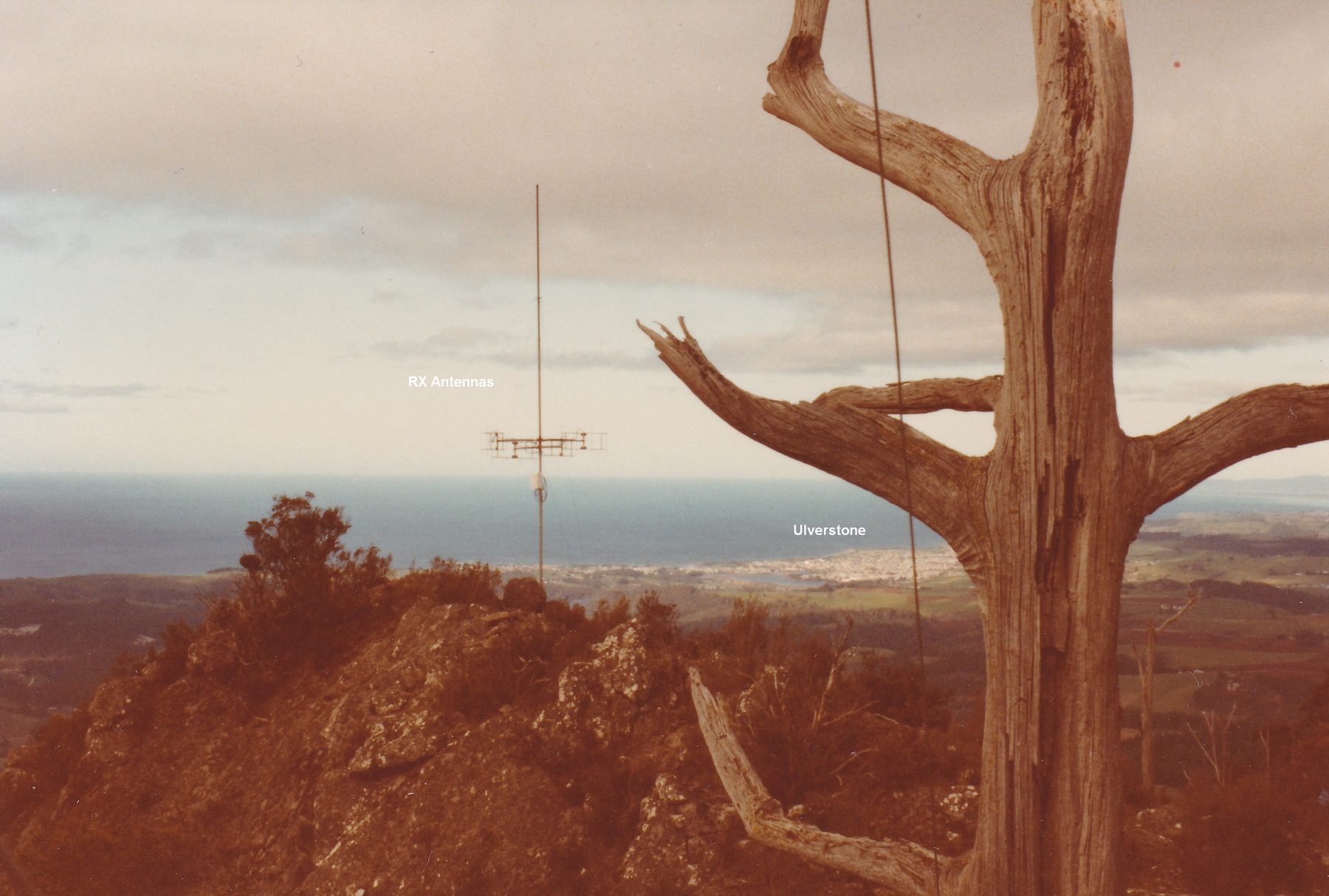 VK7RTV Mt Duncan ATV repeater 70cm installation 1983 009