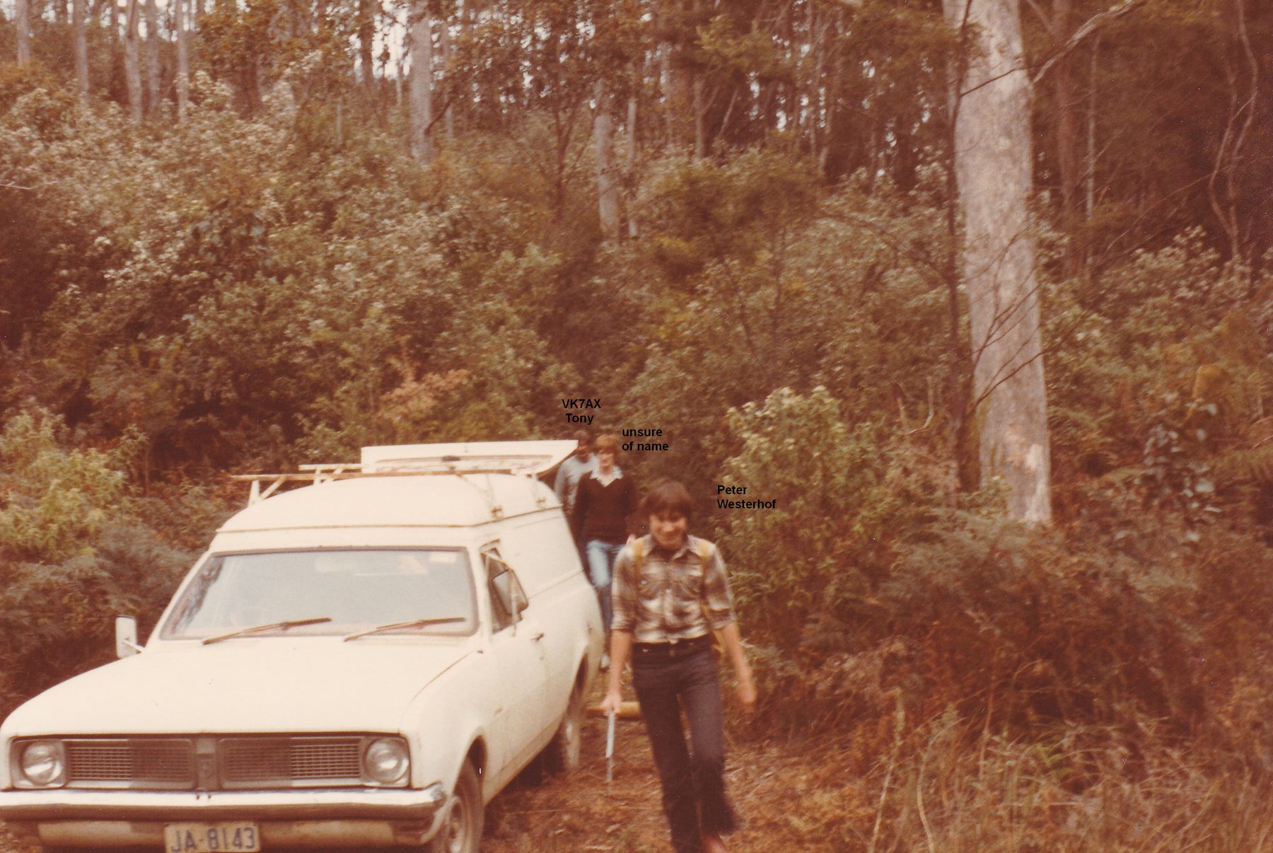 VK7RTV Mt Duncan ATV repeater 70cm installation 1983 021